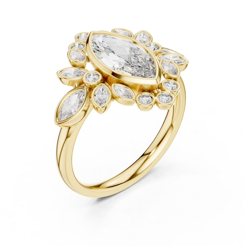 Ladies Ring 9#10019L_33@7 - Yellow Gold - Image
