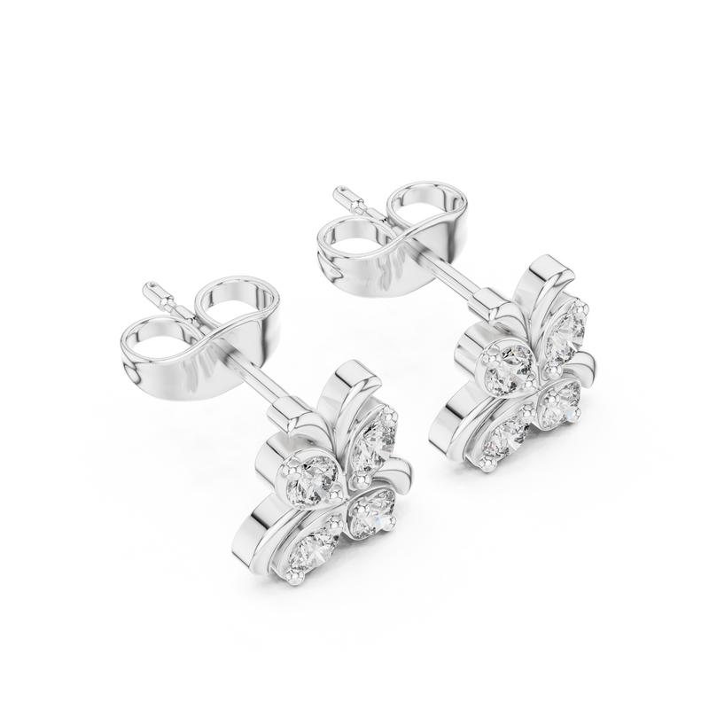 Earring 9#10020E@7 - White Gold - Image
