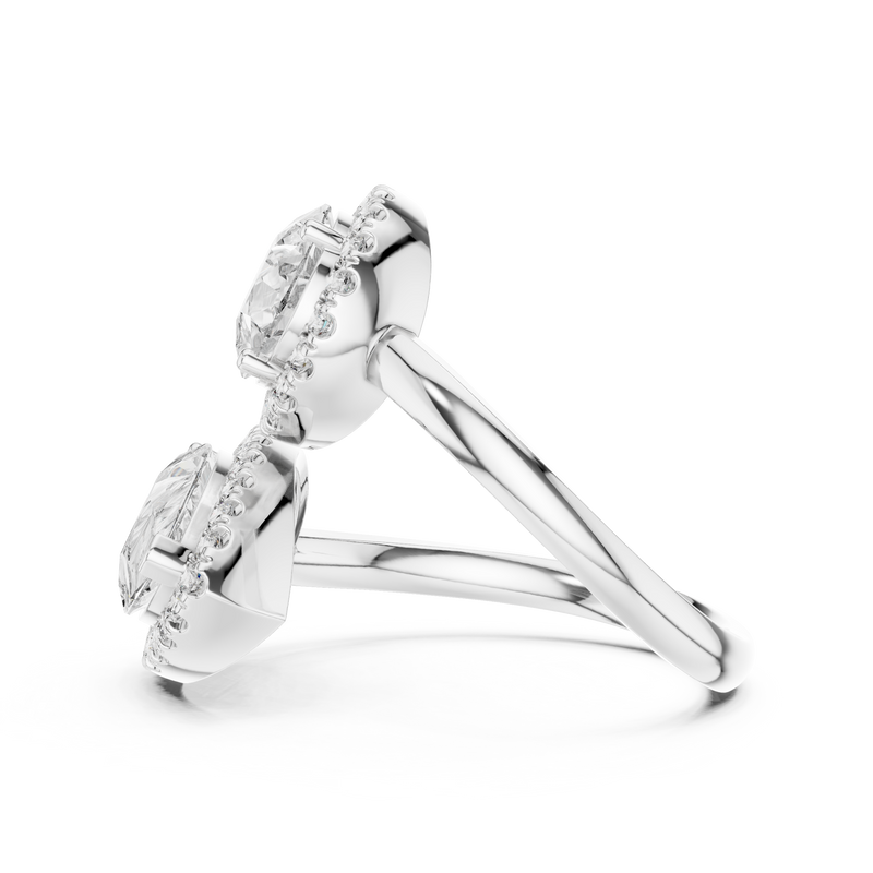 Ladies Ring 9#10020L_10 - White Gold - Image
