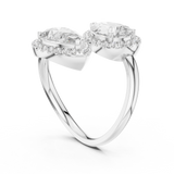 Ladies Ring 9#10020L_10 - White Gold - Image