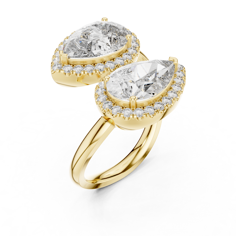 Ladies Ring 9#10020L_10 - Yellow Gold - Image