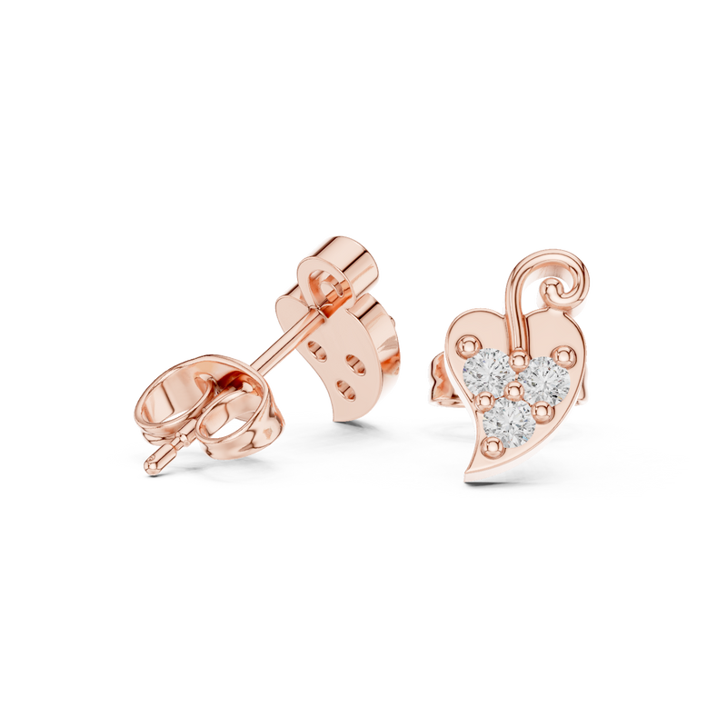 Earring 9#10021E - Rose Gold - Image