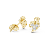 Earring 9#10021E - Yellow Gold - Image