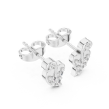 Earring 9#10021E - White Gold - Image
