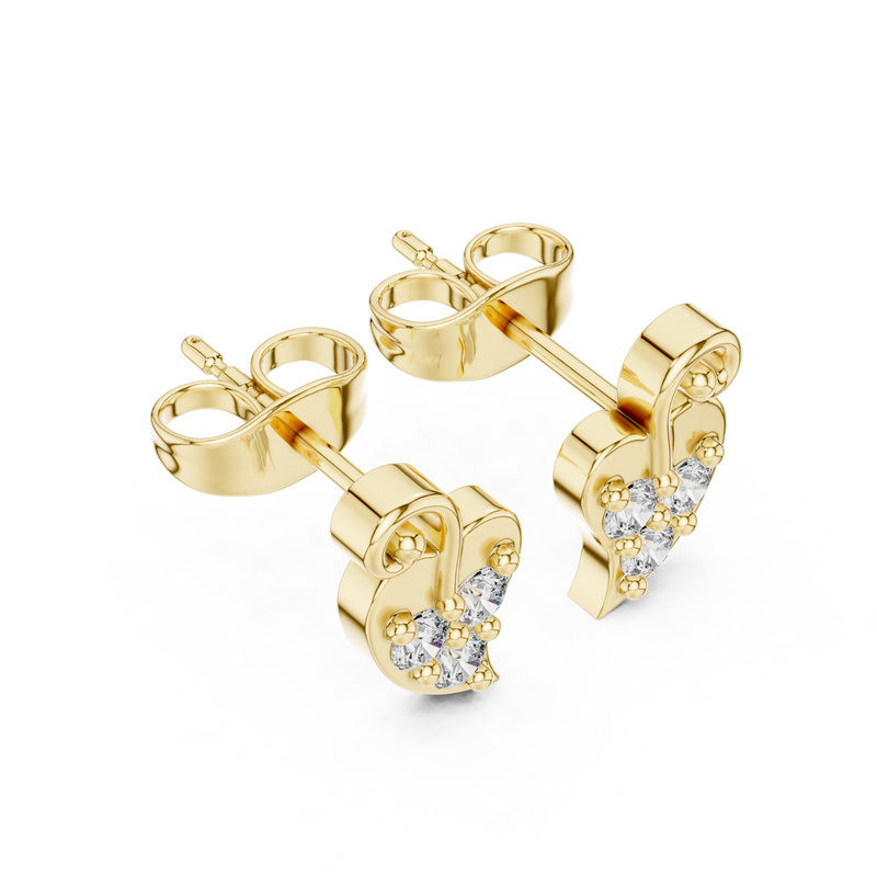 Earring 9#10021E - Yellow Gold - Image