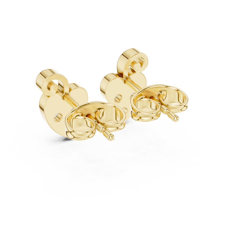 Earring 9#10021E - Yellow Gold - Image