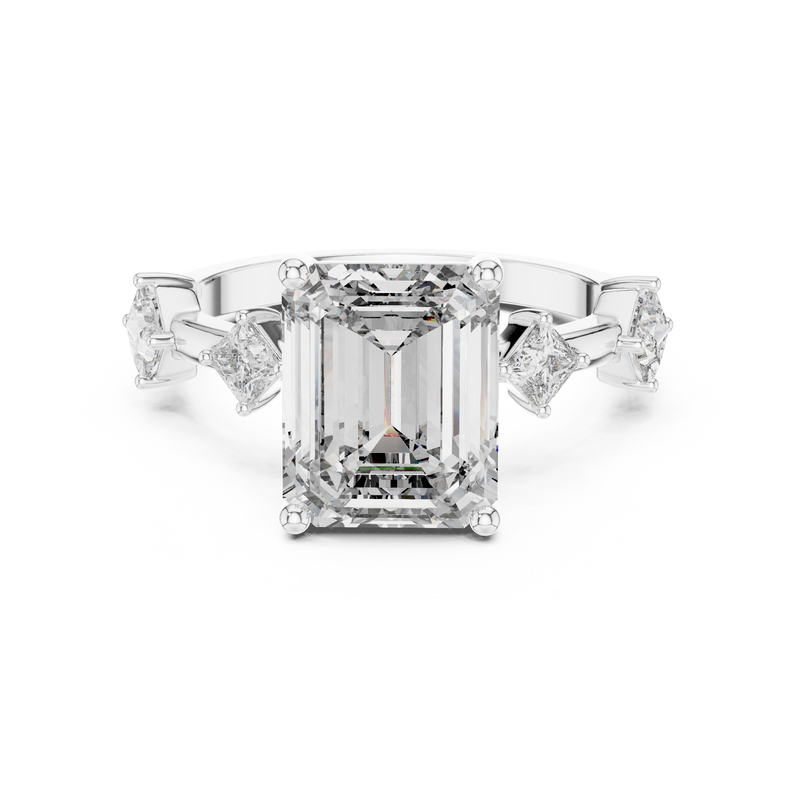 Ladies Ring 9#10021L_28@7 - White Gold - Image