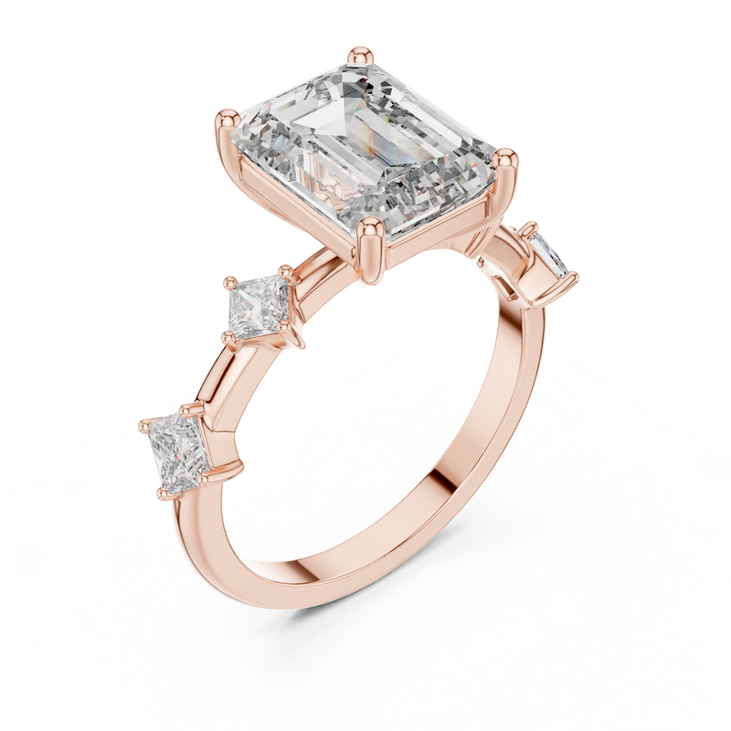 Ladies Ring 9#10021L_28@7 - Rose Gold - Image