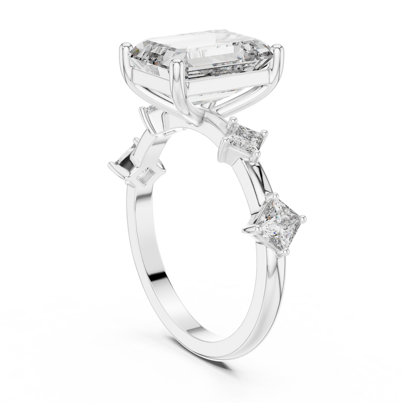 Ladies Ring 9#10021L_28@7 - White Gold - Image
