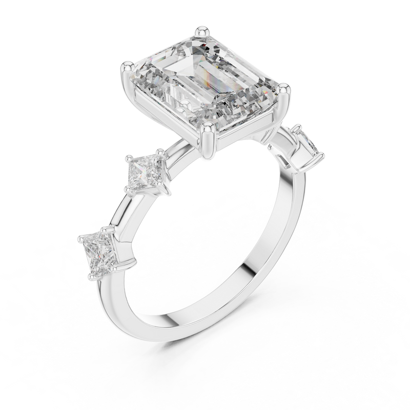 Ladies Ring 9#10021L_28@7 - White Gold - Image