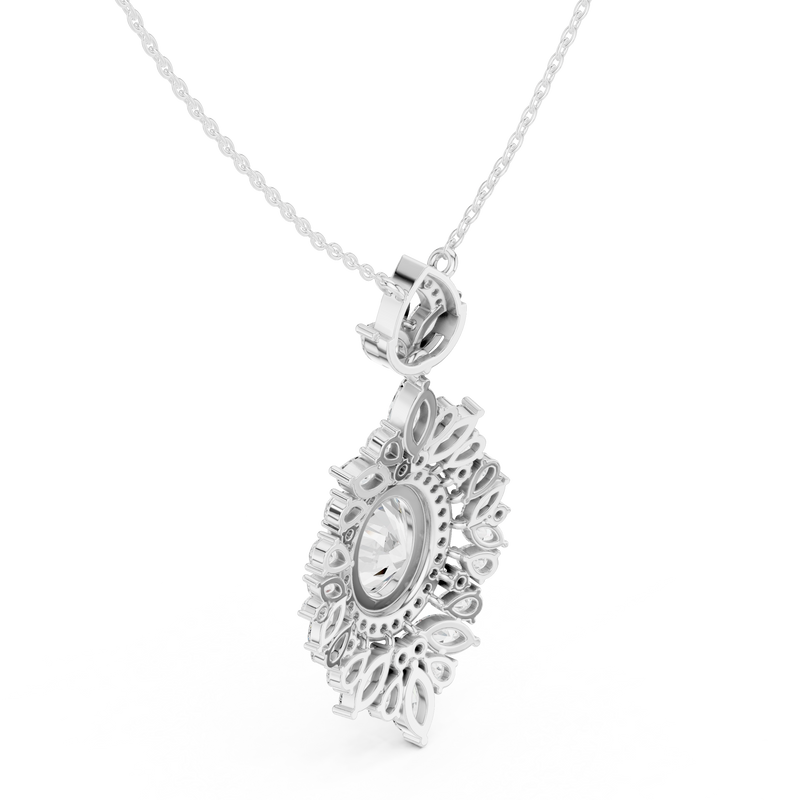 Pendant 9#10021P_35@7 - White Gold - Image