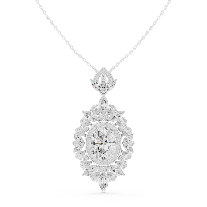 Pendant 9#10021P_35@7 - White Gold - Image