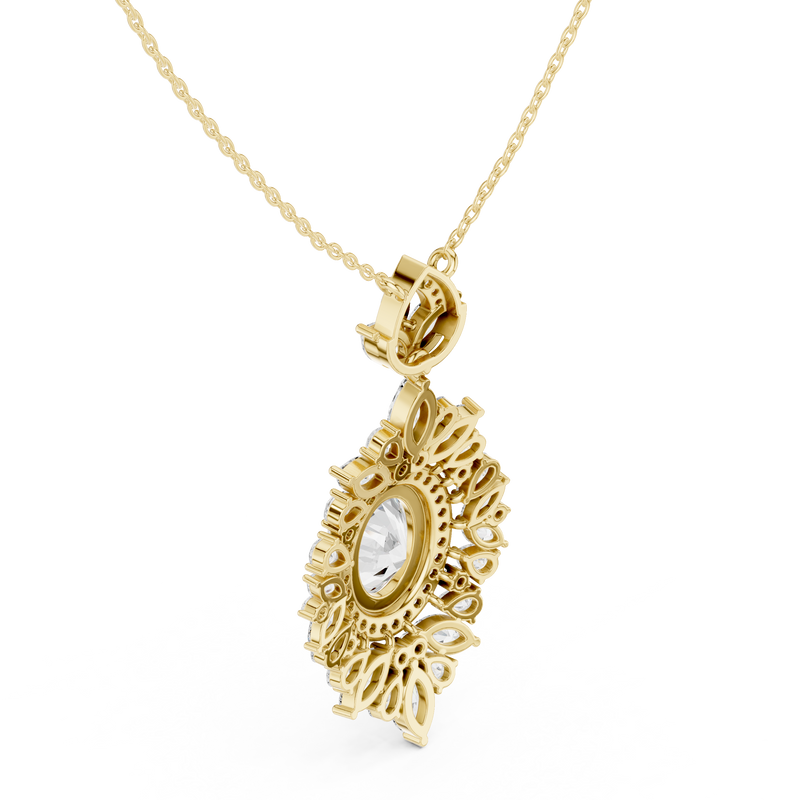 Pendant 9#10021P_35@7 - Yellow Gold - Image