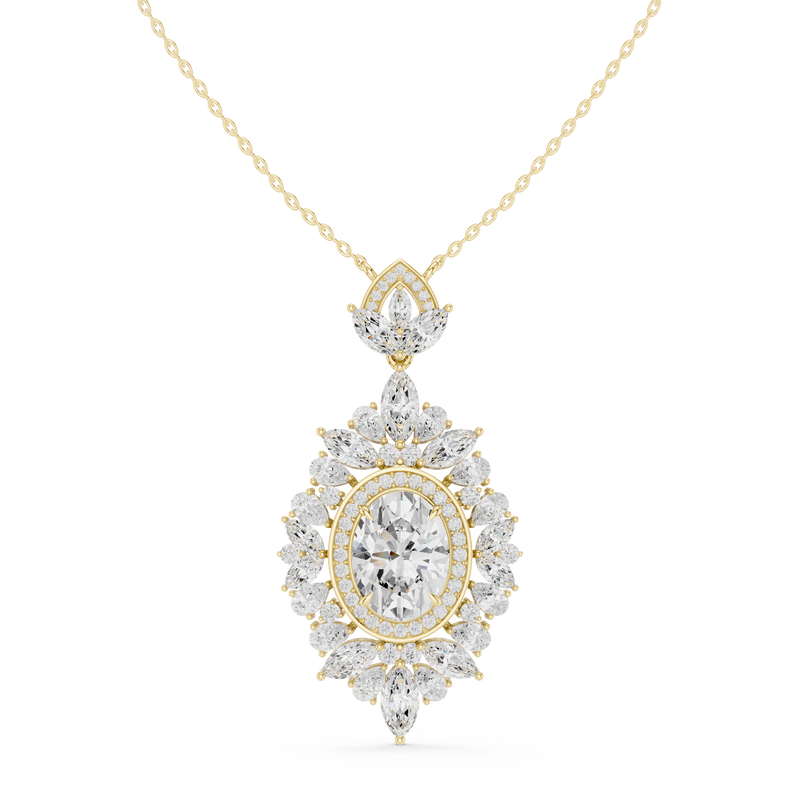 Pendant 9#10021P_35@7 - Yellow Gold - Image