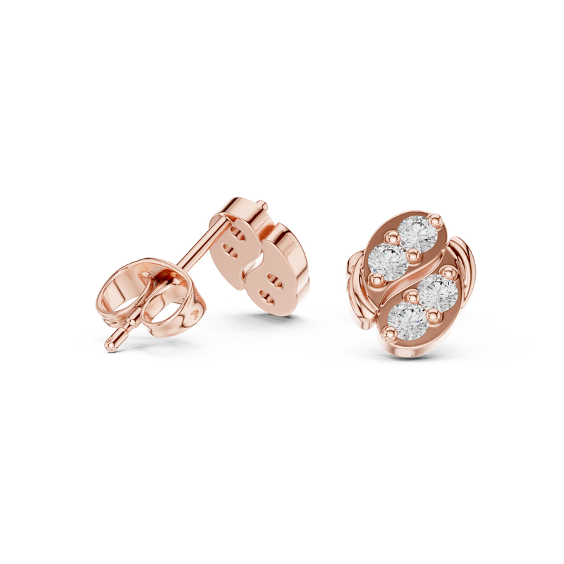 Earring 9#10022E - Rose Gold - Image