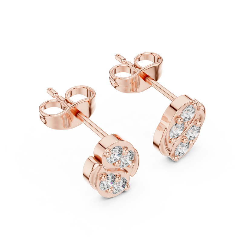 Earring 9#10022E - Rose Gold - Image
