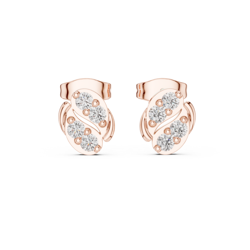 Earring 9#10022E - Rose Gold - Image