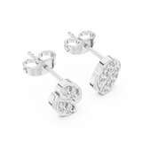 Earring 9#10022E - White Gold - Image