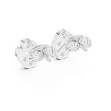 Earring 9#10022E - White Gold - Image