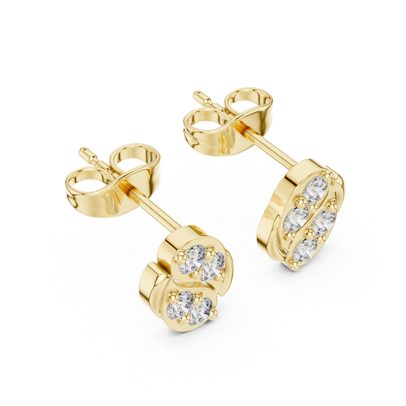 Earring 9#10022E - Yellow Gold - Image