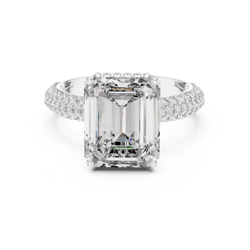 Ladies Ring 9#10022L_30 - White Gold - Image