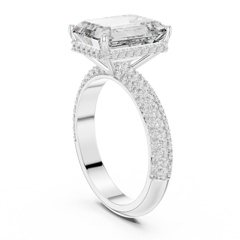 Ladies Ring 9#10022L_30 - White Gold - Image
