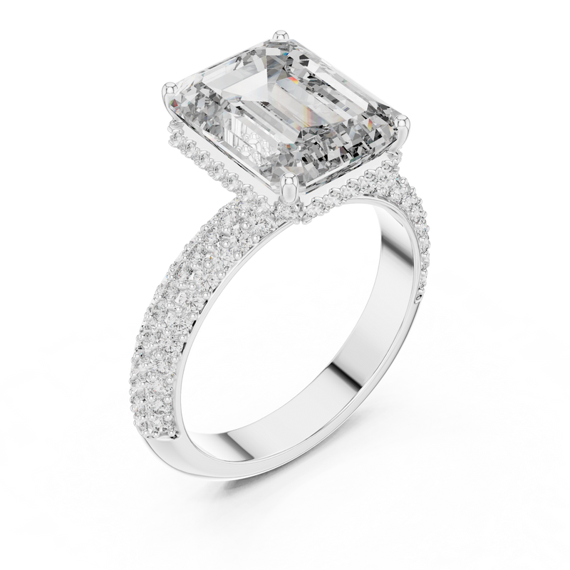 Ladies Ring 9#10022L_30 - White Gold - Image