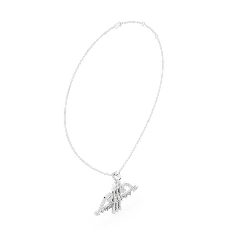 Pendant 9#10022P@7 - White Gold - Image