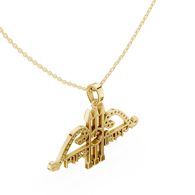 Pendant 9#10022P@7 - Yellow Gold - Image