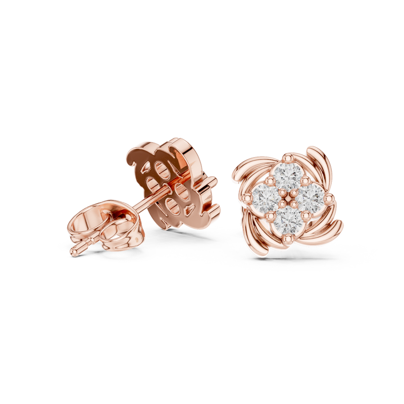 Earring 9#10023E - Rose Gold - Image