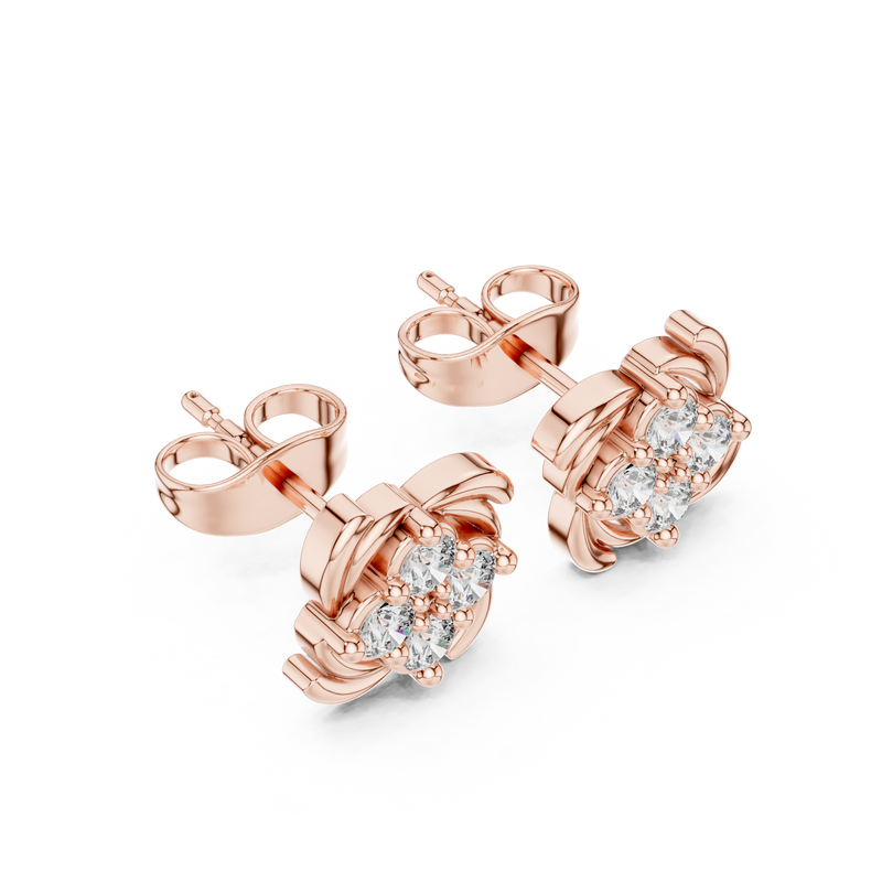 Earring 9#10023E - Rose Gold - Image