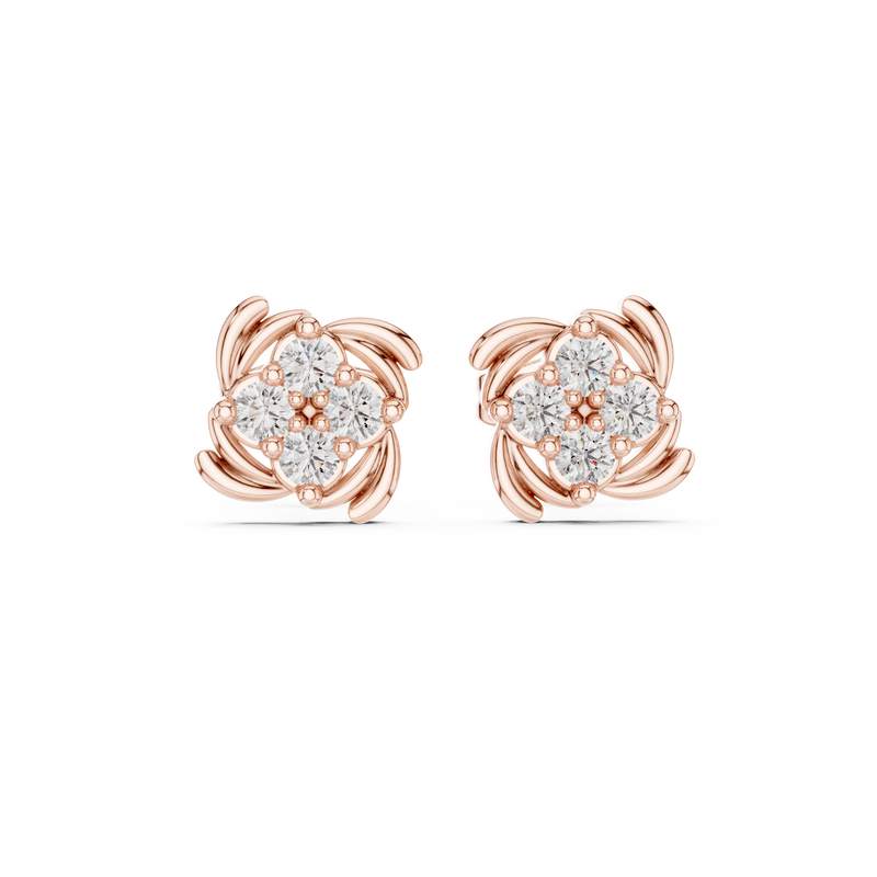 Earring 9#10023E - Rose Gold - Image