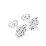 Earring 9#10023E - White Gold - Image