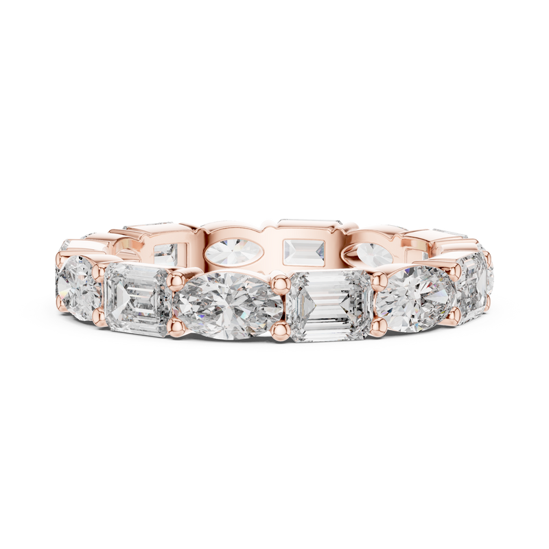Ladies Ring 9#10023L_06 - Rose Gold - Image