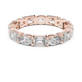 Ladies Ring 9#10023L_06 - Rose Gold - Image