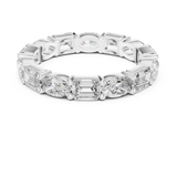 Ladies Ring 9#10023L_06 - White Gold - Image
