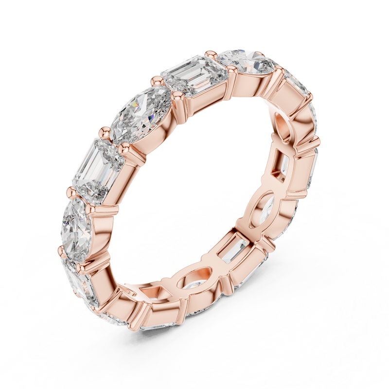 Ladies Ring 9#10023L_06 - Rose Gold - Image