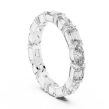 Ladies Ring 9#10023L_06 - White Gold - Image