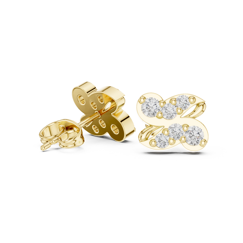 Earring 9#10024E - Yellow Gold - Image