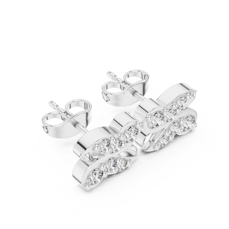 Earring 9#10024E - White Gold - Image
