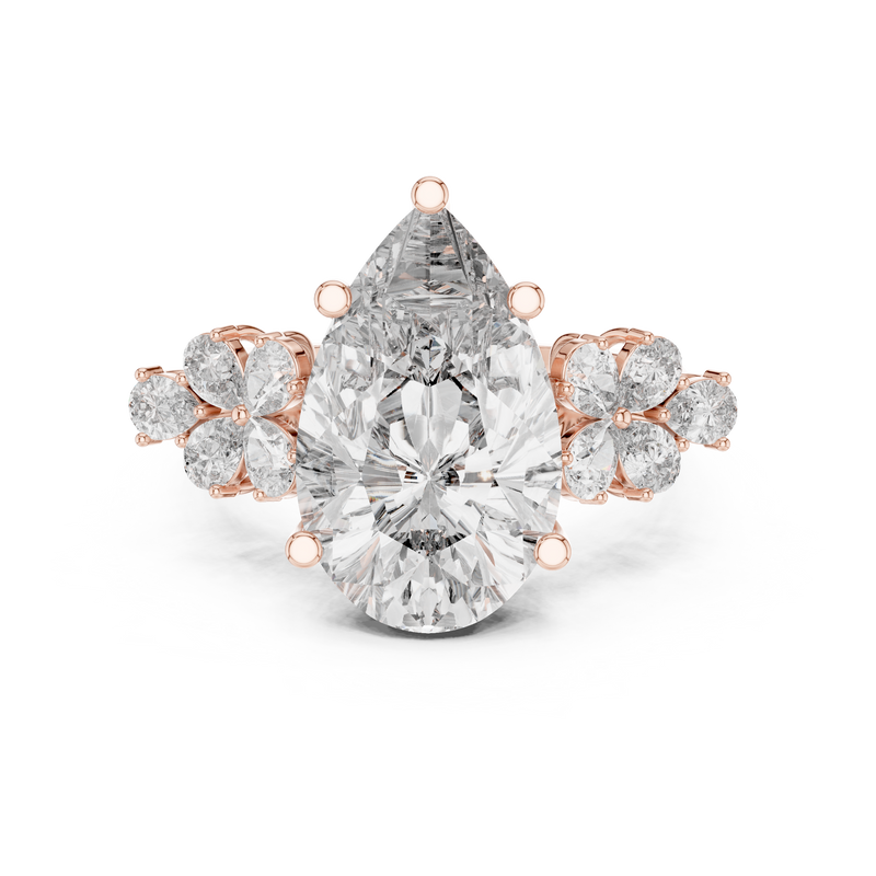 Ladies Ring 9#10024L_37 - Rose Gold - Image