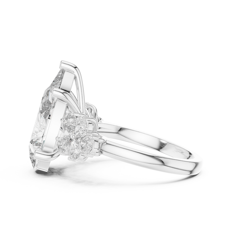 Ladies Ring 9#10024L_37 - White Gold - Image