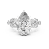 Ladies Ring 9#10024L_37 - White Gold - Image