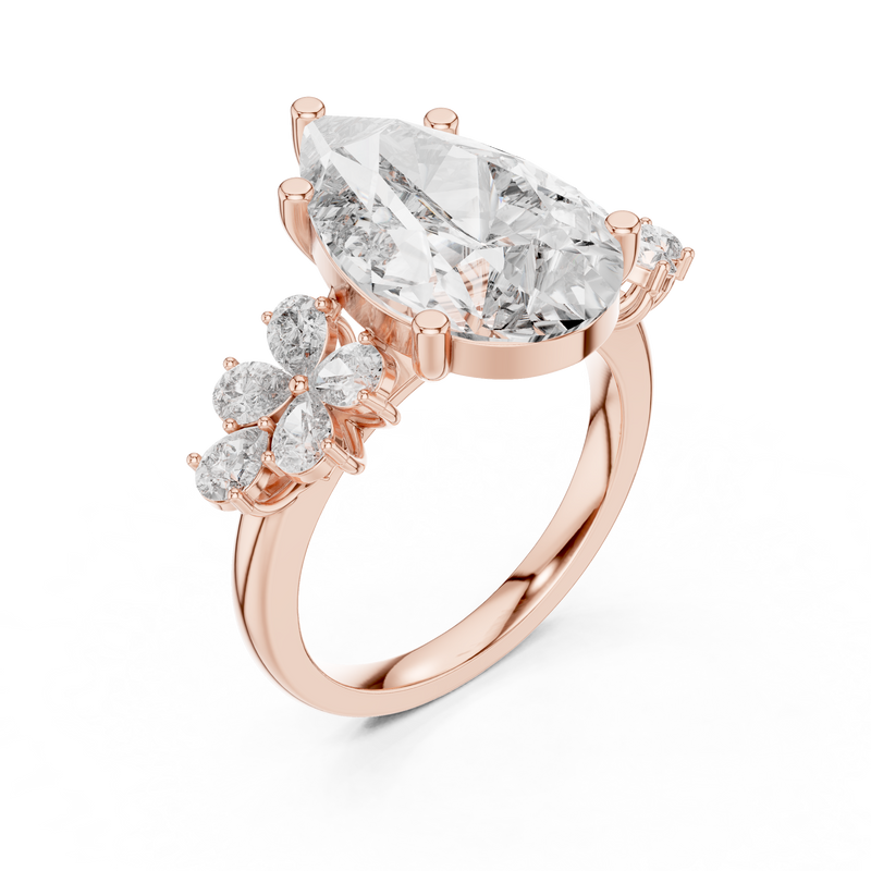 Ladies Ring 9#10024L_37 - Rose Gold - Image