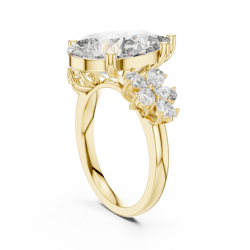 Ladies Ring 9#10024L_37 - Yellow Gold - Image