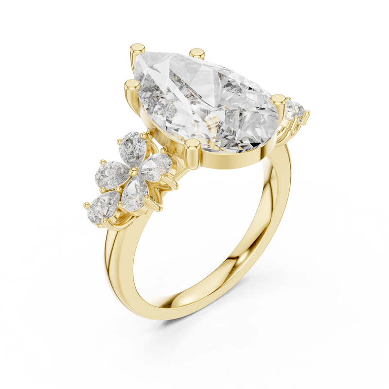Ladies Ring 9#10024L_37 - Yellow Gold - Image