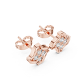 Earring 9#10025E@7 - Rose Gold - Image