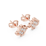 Earring 9#10025E@7 - Rose Gold - Image