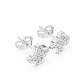 Earring 9#10025E@7 - White Gold - Image
