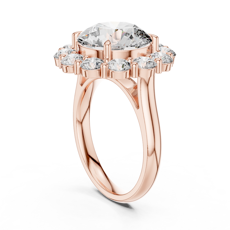 Ladies Ring 9#10025L_09@7 - Rose Gold - Image